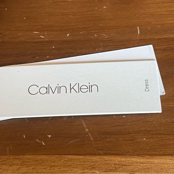 Calvin Klein Glitter Knit Sheath V Neck Black Midi Dress 6 NWT - Picture 10 of 14